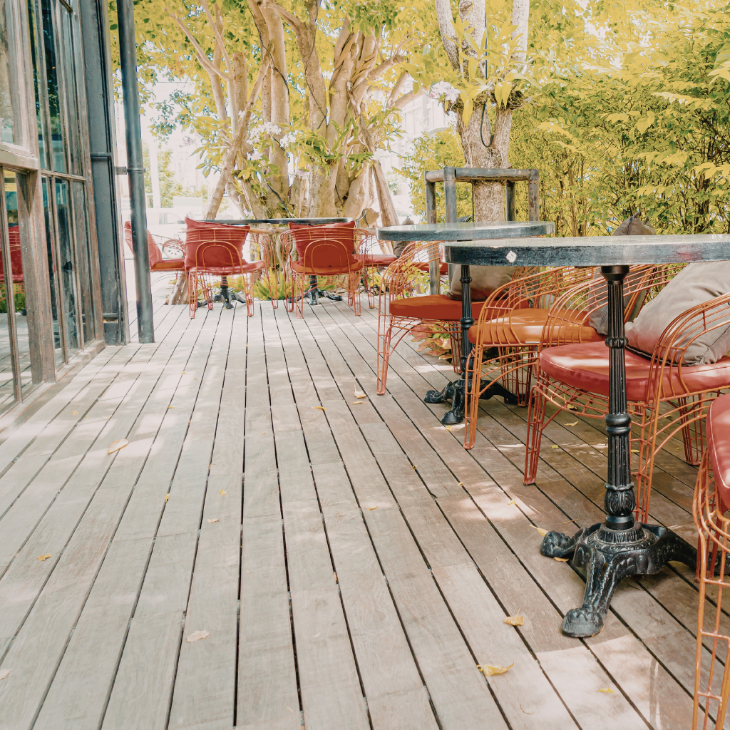 New Decked Patios in Chester