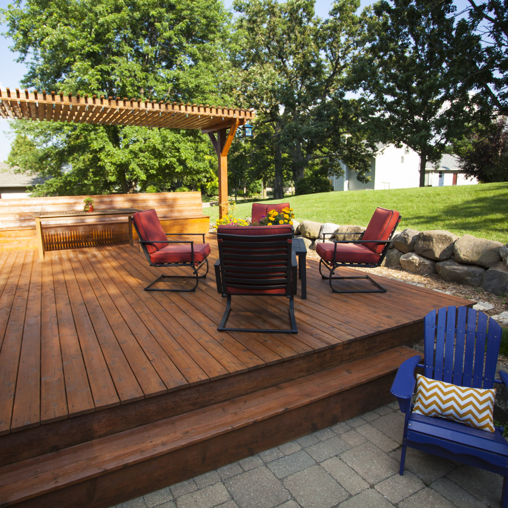 Wooden Patio in Chester